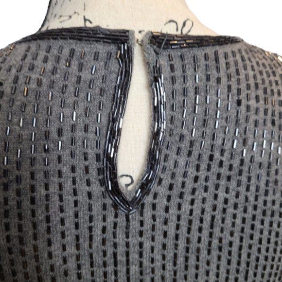 Ralph Lauren Beaded Merino Wool Blouse - Picture 7 of 11